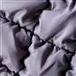 OHS Filled Quilted Seersucker Duvet Cover Bedding Set