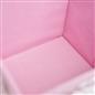 OHS Pack of 4 Crushed Velvet Storage Boxes Collapsible Foldable Square Cube Box