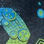 OHS Kids Playing Bean Bag Chair Filled Printed Gaming Beanbags