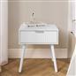 OHS Venice Nightstand Bedside Table 1 Drawer End Side Storage Cabinet