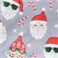 OHS Christmas Throw Soft Polar Fleece Novelty Xmas Blanket Thermal Bedspread