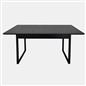OHS Extendable Dining Table 4-6 Seater Chevron Wood Effect Kitchen Tables