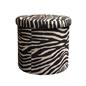 OHS Folding Ottoman Storage Box Footstool Tub Space Saving Velvet Seat