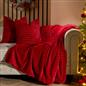OHS Faux Fur Ribbed Fleece Throw Over Bed Blanket Warm Supersoft