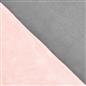 Brentfords Reversible Blush Grey Duvet Cover with Pillowcase Pink Bedding Set