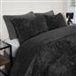 OHS Teddy Bedding Set Soft Fleece Faux Fur Fluffy Cosy Warm Duvet Cover