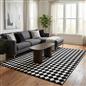 OHS Washable Rug Geometric Print Ultra Soft Living Room Area Mat Accent Rugs