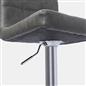 Bar Stool Faux Leather Adjustable 2 Kitchen Breakfast Counter Swivel Seat Chair