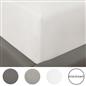 OHS Luxury Plain Dye Polycotton 30cm Deep Full Elasticated Bed Fitted Sheet
