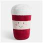 OHS Coffee Cup Hottie Microwaveable Warmie Fluffy Heat Pad Hand Warmer