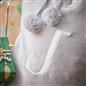 OHS Christmas Alphabet Stocking Sack Set Festive Xmas Santa Gift Bag