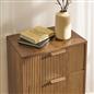 OHS Ribbed Drawer Unit Bedside Table 3/4/5/6 Draw Cabinet Nightstand Sideboard