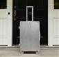 OHS Metallic Effect Suitcase Set 3-Piece Hard Shell Luggage 4 Wheel ABS