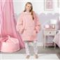 Hoodie Blanket Fluffy Long Fibre Sherpa Fleece Kids Oversized Sweatshirt Throw