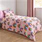 Coverless Duvet Pillowcase Rainbow 10.5 Tog Bedding Set Kids Single Travel Quilt