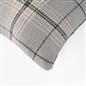 OHS Woven Check Cushion Covers 2 Pack Cases Luxury Home Decor