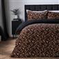 OHS Leopard Bedding Set Sherpa Fleece Reversible Duvet Cover with Pillowcase