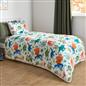 Dino Coverless Duvet Pillowcase 10.5 Tog Kids Single Quilt Camping Bedding Set