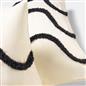 OHS Tufted Waves Cushion Covers 2 Pack Decorative Square Pillowcases