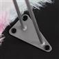 Fluffy Footstool Hairpin Fleece Bedroom Vanity Seat Modern Pouffe Decor Chair