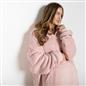 OHS Extra Long Hoodie Blanket Oversized Soft Sherpa Fleece Giant Sweatshirt