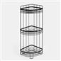 OHS 3 Tier Shower Caddy Bathroom Organiser Plastic Freestanding Corner Shelf