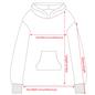 OHS Fleece Loungewear Set Coral Winter Sherpa Nightwear 2-Piece Hoodie Jogger