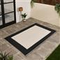 OHS Contrast Border Garden Rug Outdoor Waterproof Area Mat Patio Decor