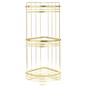 OHS 3 Tier Shower Caddy Bathroom Organiser Plastic Freestanding Corner Shelf