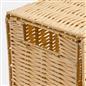 OHS Collapsible Laundry Basket Woven Folding Hamper Bathroom Corner Storage