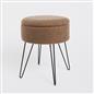 Foot Stool Storage Seat Chair Dressing Table Vanity Pouffe Ottoman Boucle Fleece