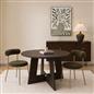 OHS Angular Dining Table 4-Seater Round Circle Kitchen Tables Engineered Wood