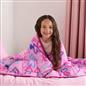 Kids Weighted Blanket Heart Sleep Anxiety Soft Sensory Heavy Sofa Bed Throw 3kg