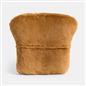 OHS Toast Hottie Microwaveable Warmie Fluffy Novelty Heat Pad Hand Warmer