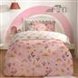 Floral Duvet Cover Bedding Set Pillowcases Rainbow Revesible Quilt Single Double