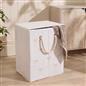 OHS Boucle Laundry Basket Foldable Clothing Hamper Washing Storage Bin