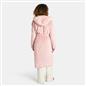 OHS Mens Dressing Gown Long Hooded Soft Flannel Fleece Sherpa Bathrobe Lounge