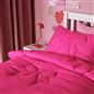OHS Quilted Bows 7.5 Tog Coverless Duvet with Pillowcase Winter Warm Bedding Set