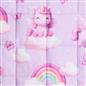 OHS Unicorn Weighted Blanket Kids 3kg Quilted Throw Sensory Sleep Therapy
