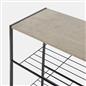 OHS Manhattan Shelf Storage 4 Tier Shoe Organiser Unit Hallway Office Home