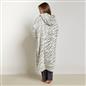 OHS Animal Prints Hoodie Blanket Sherpa Lined Fleece Wearable Throw