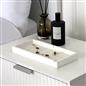 OHS Marble Effect Tray Resin Decorative Vanity Organiser Plate Holder