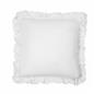 OHS Frill Cushion Covers Faux Linen Soft Square Pillowcases Home Decor Multipack