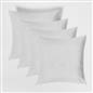 OHS Pack of Cushion Fillers Hollowfibre Insert Pads, White - 45 x 45cm