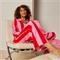 OHS Print Pyjama Set Button Through Soft Womens Kids Loungewear Nightwear