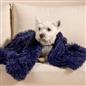 OHS Pet Fleece Throw Fluffy Calming Foldable Travel Dog Puppy Cat Blanket