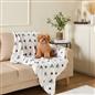 OHS Pet Blanket Dog Warm Fleece Cat Throw Paw Puppy Animal Soft Mat