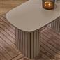 OHS Madison Coffee Table Ribbed Engineered Wood Side End Desk Home Decor