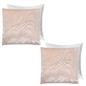 Velvet Cushion Covers Metallic Wave 2/4 Pack of Filled Plump Pads Home Decor Set