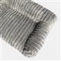 OHS Ribbed Pet Bed Sofa Soft Fleece Dog Cat Washable Anti Anxiety Cushion Mat